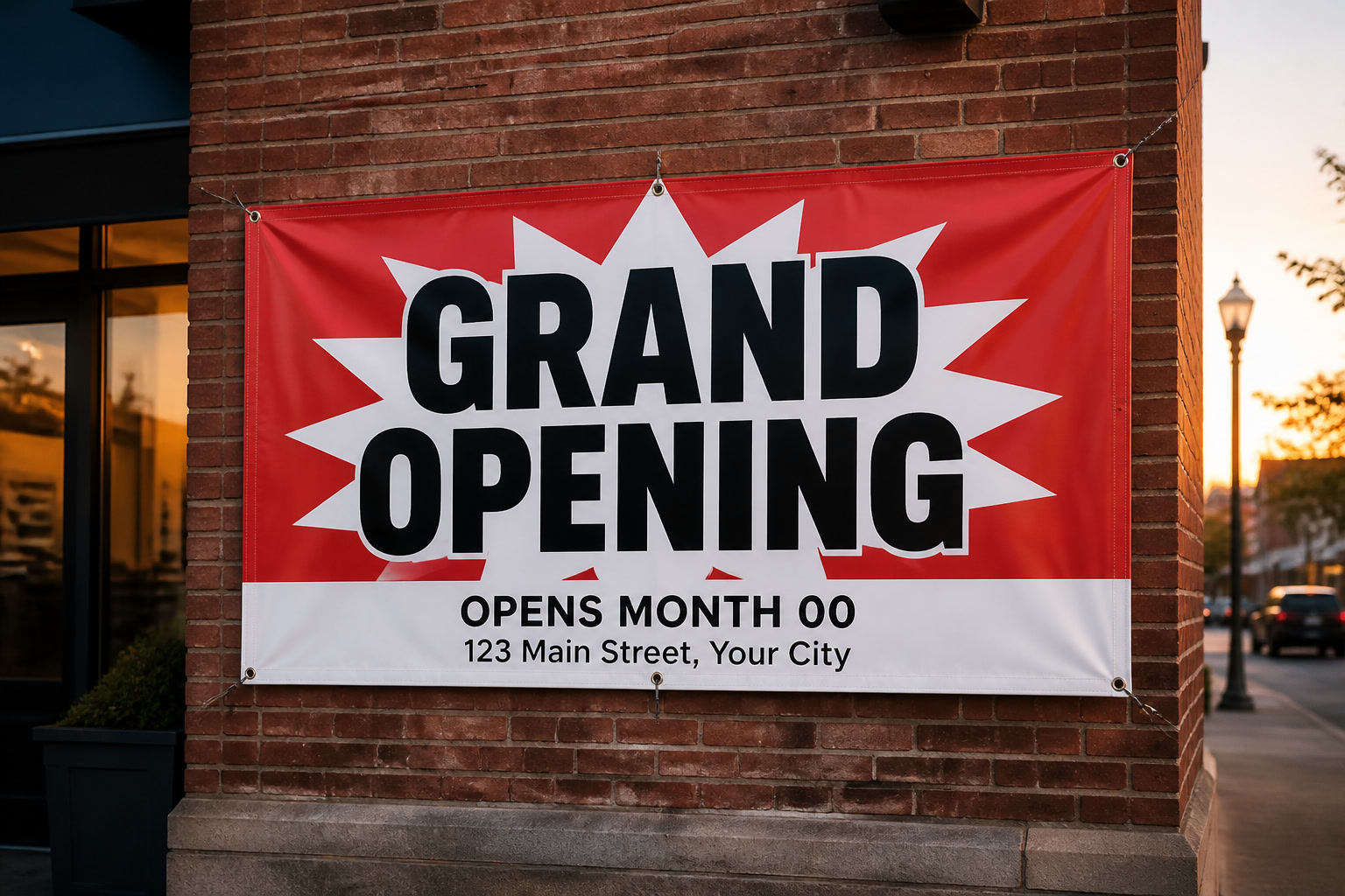 Menu Pavement Sign 01 Design a Vinyl Banner | CK Signs